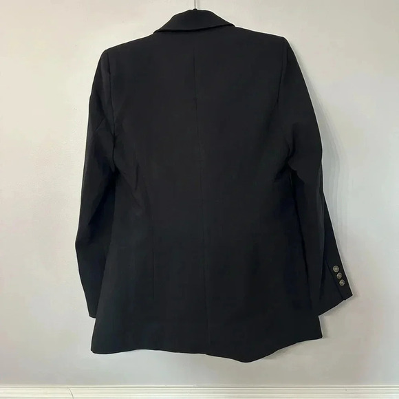 Elie Tahari Double Breasted Long Sleeve Black Blazer Jacket Size 8 NWT - Picture 10 of 10